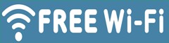 館内フリーWi-Fi使えます