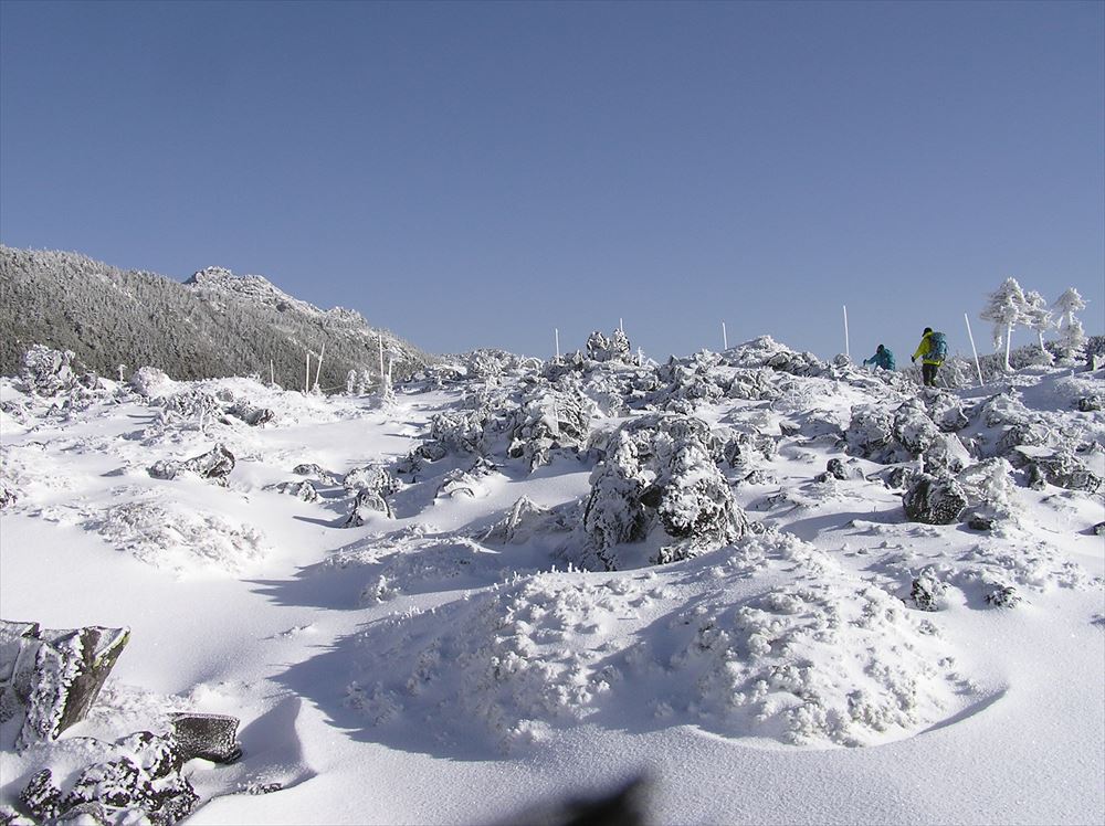 雪山登山北横岳